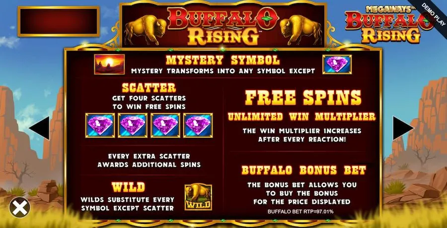 Review Buffalo Rising Megaways 5