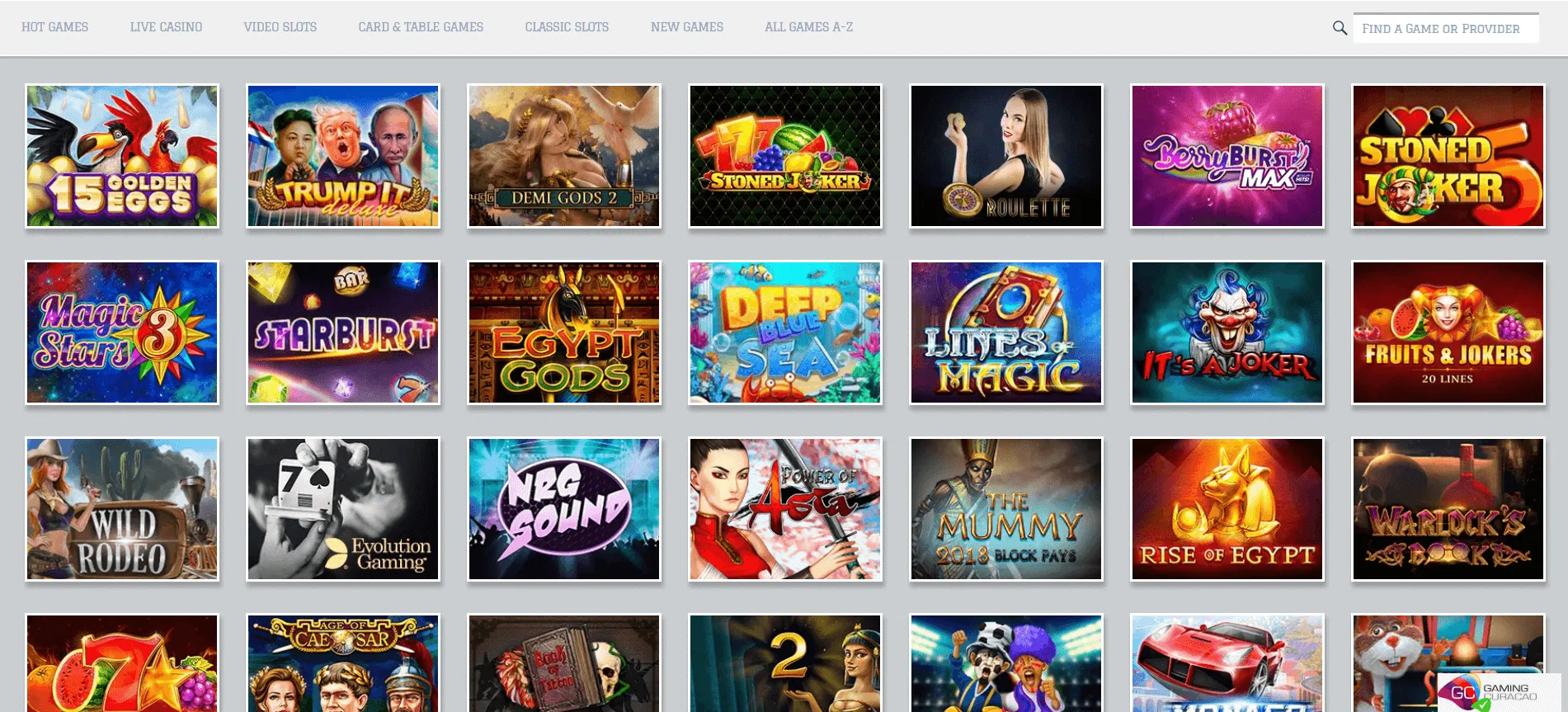 White Lion casino game
