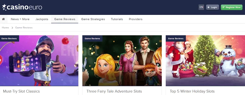 CasinoEuro games