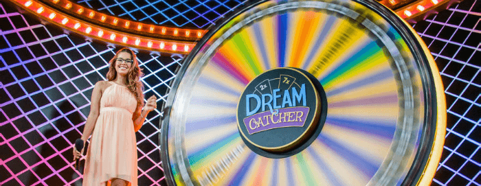 Dream Catcher – A Live Spin the Wheel Game - CasinoWebsites.com